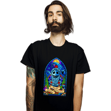 Load image into Gallery viewer, Daily_Deal_Shirts T-Shirts, Unisex / Small / Black Stained Glass Xmas
