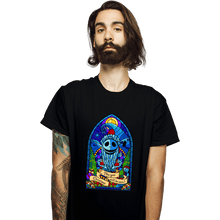 Load image into Gallery viewer, Daily_Deal_Shirts T-Shirts, Unisex / Small / Black Stained Glass Xmas
