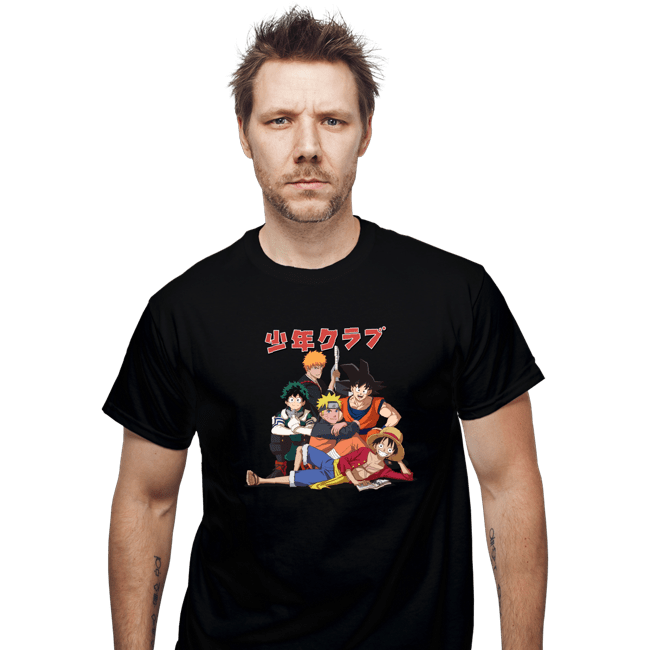 Secret_Shirts T-Shirts, Unisex / Small / Black Shonen Club