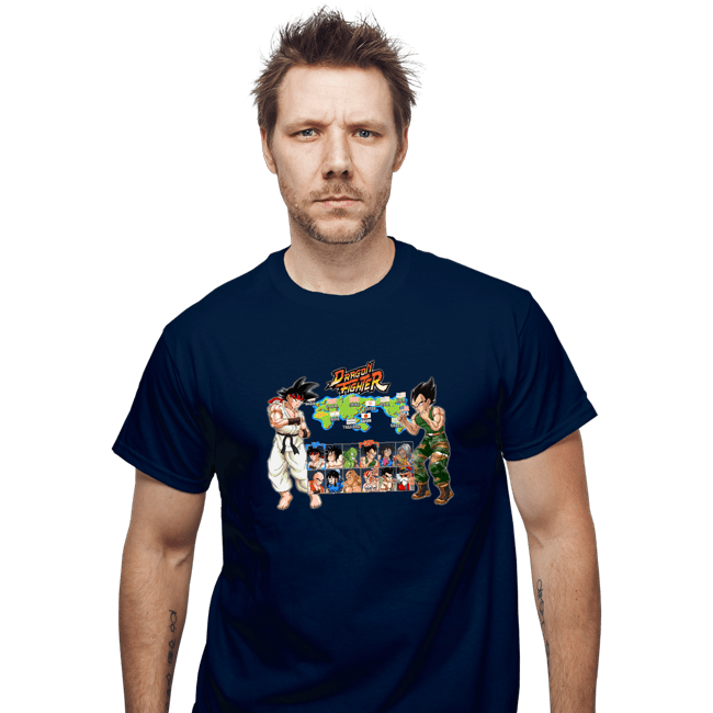 Daily_Deal_Shirts T-Shirts, Unisex / Small / Navy Dragon Fighter
