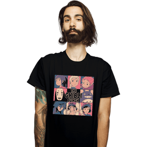 Shirts T-Shirts, Unisex / Small / Black Ghibli Bunch