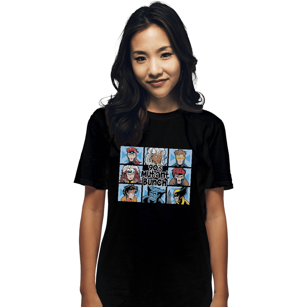 Shirts T-Shirts, Unisex / Small / Black 90s Mutant Bunch