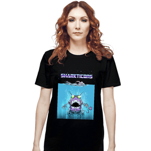 Secret_Shirts T-Shirts, Unisex / Small / Black Sharkticons!