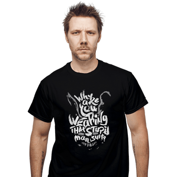 Shirts T-Shirts, Unisex / Small / Black Man Suit
