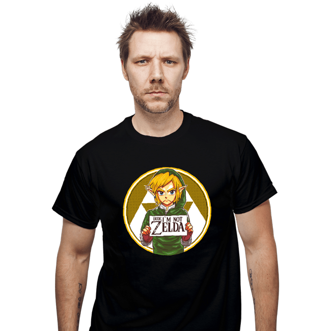 Secret_Shirts T-Shirts, Unisex / Small / Black Not Zelda!