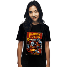 Load image into Gallery viewer, Daily_Deal_Shirts T-Shirts, Unisex / Small / Black Bloody Fiction
