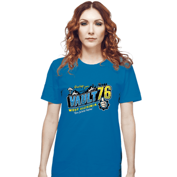 Shirts T-Shirts, Unisex / Small / Sapphire Greetings From The Vault