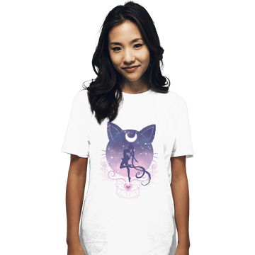 Shirts T-Shirts, Unisex / Small / White Fight Like A Girl Moon