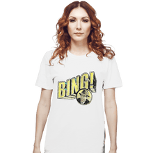 Load image into Gallery viewer, Shirts T-Shirts, Unisex / Small / White Bing
