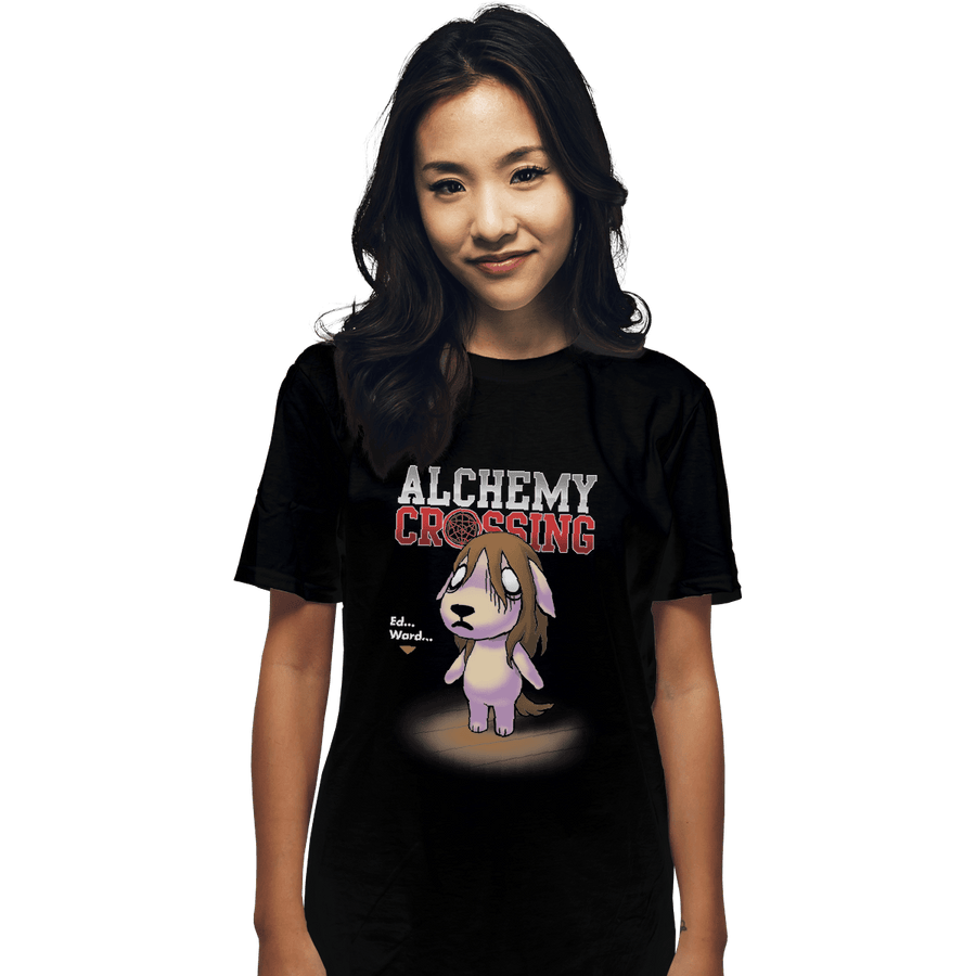 Shirts T-Shirts, Unisex / Small / Black Real Crossing