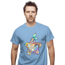 Load image into Gallery viewer, Shirts T-Shirts, Unisex / Small / Powder Blue Magical Silhouettes - Paopu Fruit
