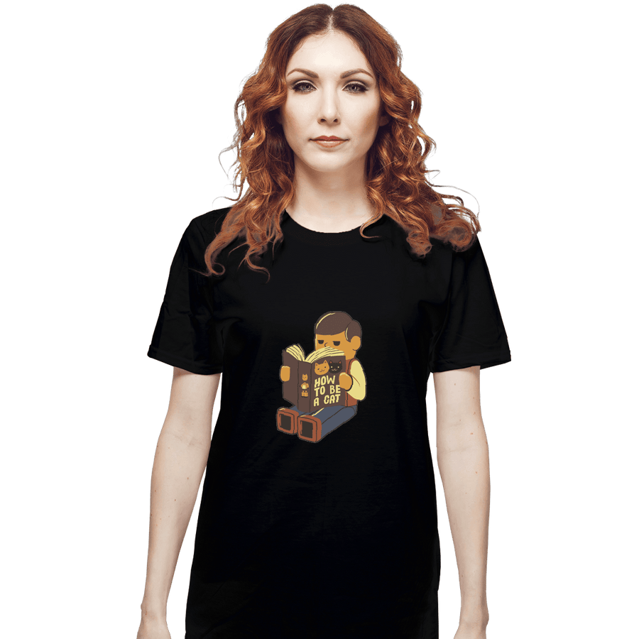 Shirts T-Shirts, Unisex / Small / Black How To Be A Cat