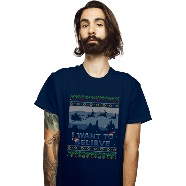 Daily_Deal_Shirts T-Shirts, Unisex / Small / Navy Believe In Xmas