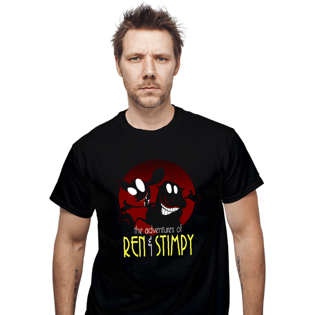Secret_Shirts T-Shirts, Unisex / Small / Black The Adventures of Ren & Stimpy