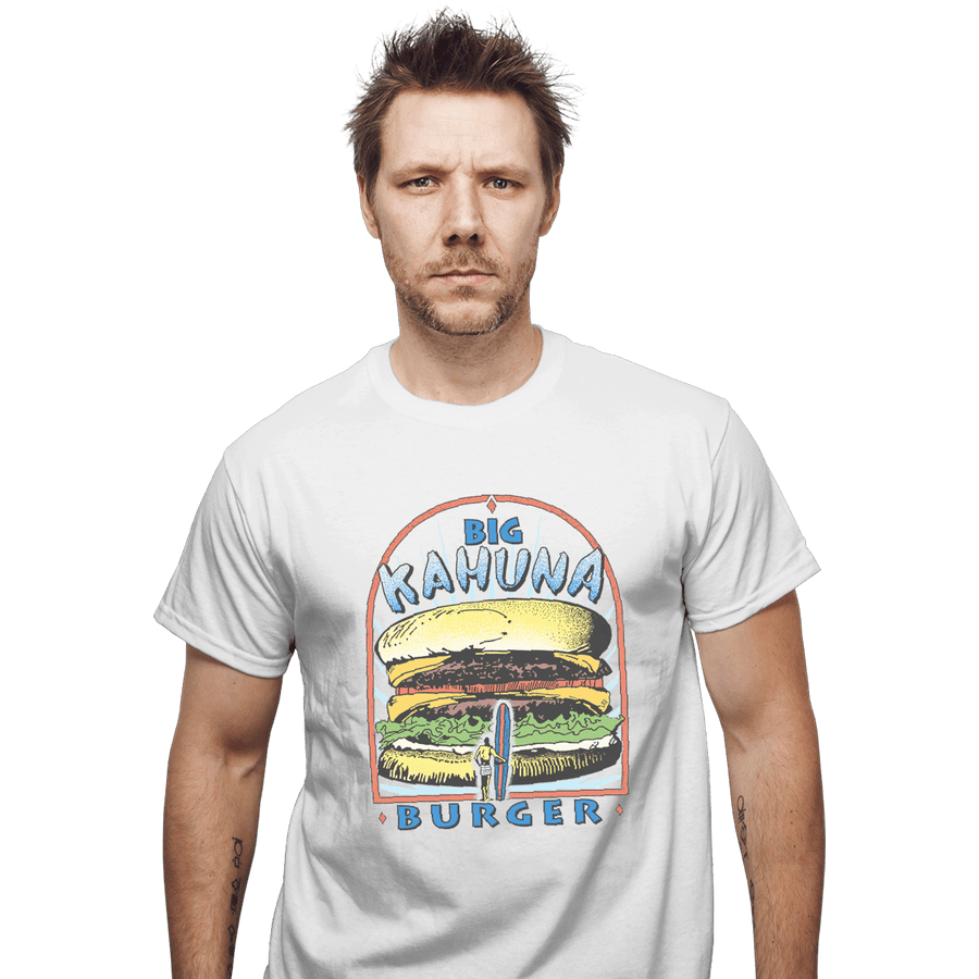 Shirts T-Shirts, Unisex / Small / White Big Kahuna Burger