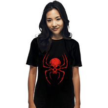 Load image into Gallery viewer, Daily_Deal_Shirts T-Shirts, Unisex / Small / Black Spider Skull
