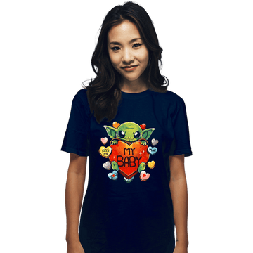 Daily_Deal_Shirts T-Shirts, Unisex / Small / Navy Baby Valentine