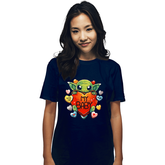Daily_Deal_Shirts T-Shirts, Unisex / Small / Navy Baby Valentine