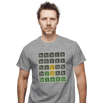 Daily_Deal_Shirts T-Shirts, Unisex / Small / Sports Grey Science Wordle