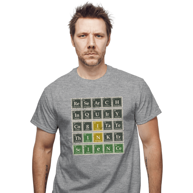 Daily_Deal_Shirts T-Shirts, Unisex / Small / Sports Grey Science Wordle