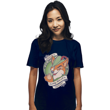 Shirts T-Shirts, Unisex / Small / Navy Keep Your Chin Up