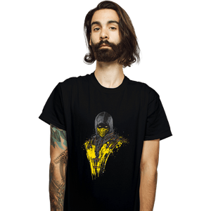 Shirts T-Shirts, Unisex / Small / Black Mortal Fire