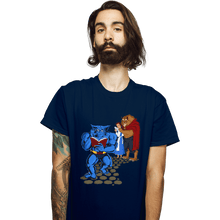 Load image into Gallery viewer, Shirts T-Shirts, Unisex / Small / Navy Torn Between Beasts
