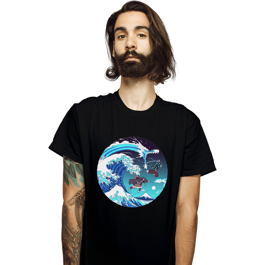 Shirts T-Shirts, Unisex / Small / Black Breath Of The Great Wave