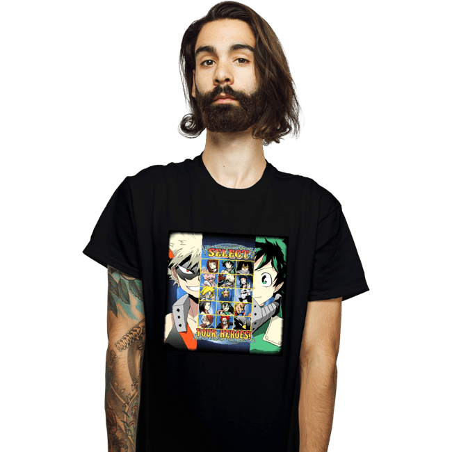 Secret_Shirts T-Shirts, Unisex / Small / Black Hero  Select