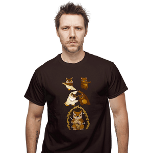 Secret_Shirts T-Shirts, Unisex / Small / Dark Chocolate Owl Bear Fusion