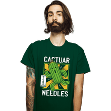 Load image into Gallery viewer, Shirts T-Shirts, Unisex / Small / Forest Cactuar
