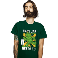 Load image into Gallery viewer, Shirts T-Shirts, Unisex / Small / Forest Cactuar
