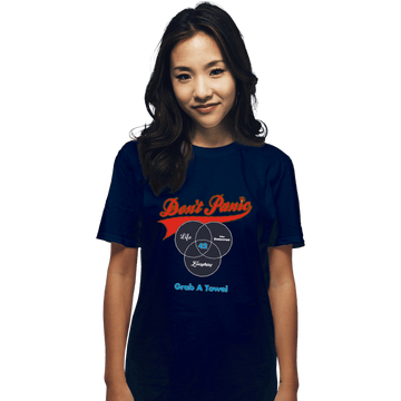 Shirts T-Shirts, Unisex / Small / Navy Grab A Towel