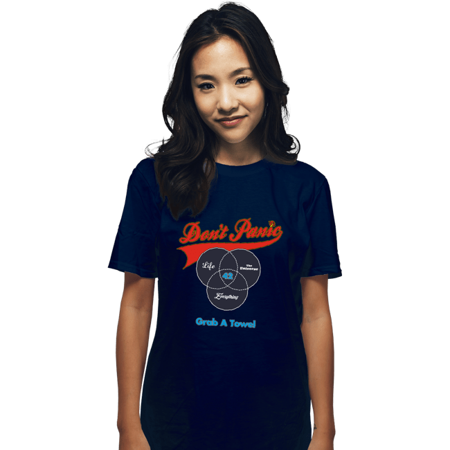 Shirts T-Shirts, Unisex / Small / Navy Grab A Towel