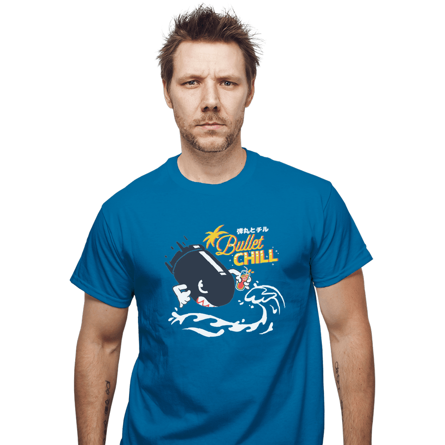 Shirts T-Shirts, Unisex / Small / Sapphire Bullet Chill Summer