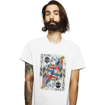 Shirts T-Shirts, Unisex / Small / White Quinn of Clubs