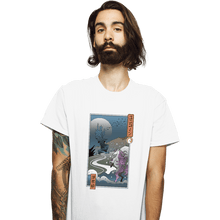 Load image into Gallery viewer, Daily_Deal_Shirts T-Shirts, Unisex / Small / White Unicorn Ukiyo-e
