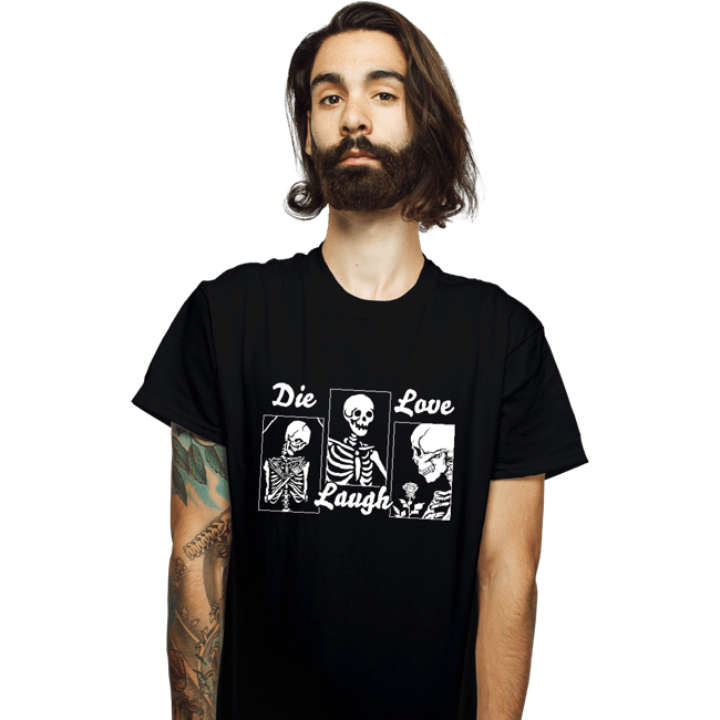 Secret_Shirts T-Shirts, Unisex / Small / Black Die Laugh Love
