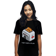 Load image into Gallery viewer, Daily_Deal_Shirts T-Shirts, Unisex / Small / Black Frakking Toaster
