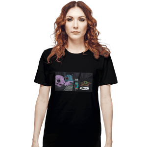 Secret_Shirts T-Shirts, Unisex / Small / Black Frog Yelling At Child