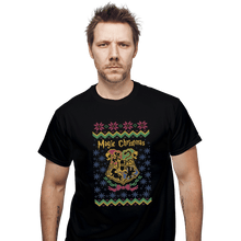 Load image into Gallery viewer, Shirts T-Shirts, Unisex / Small / Black Magic Christmas
