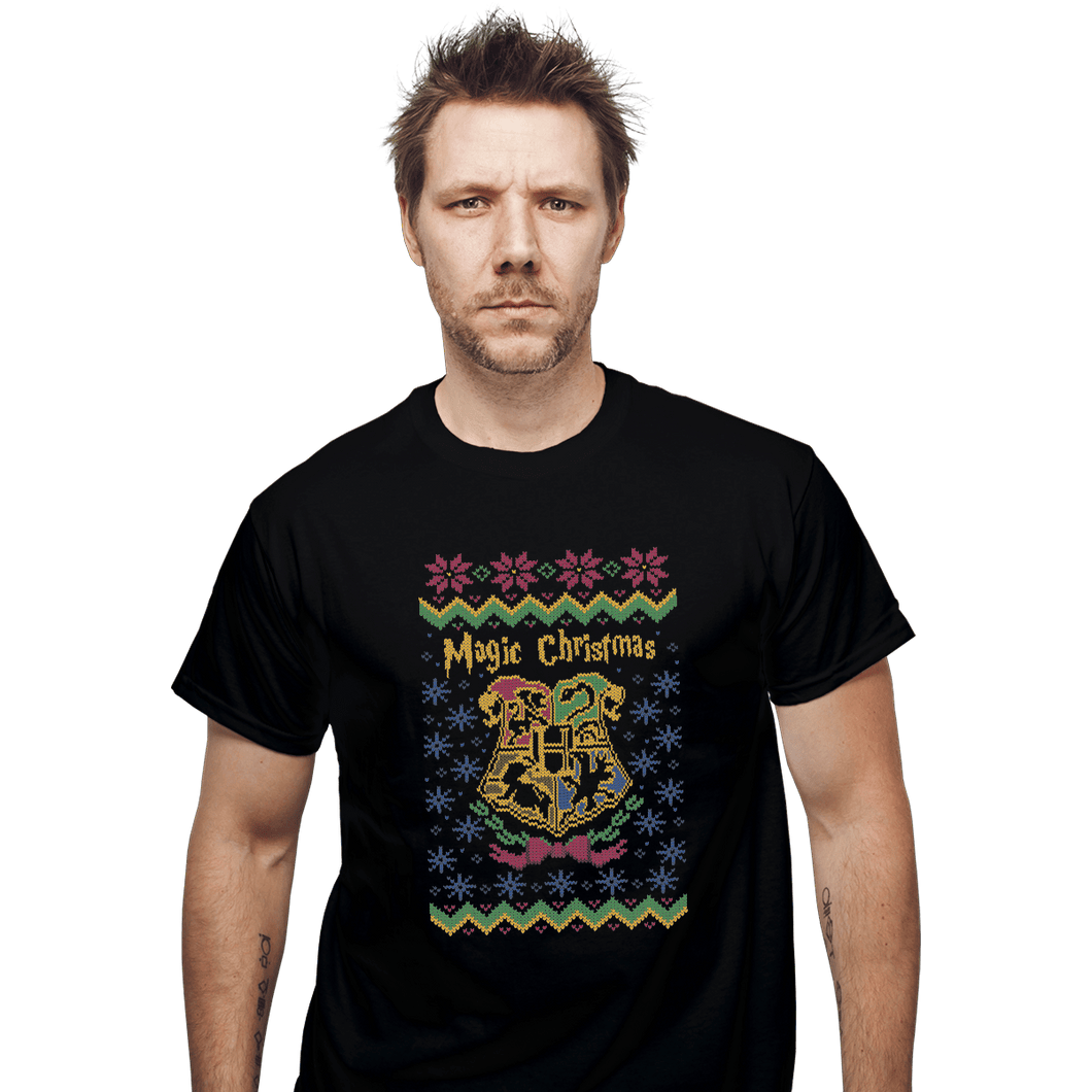 Shirts T-Shirts, Unisex / Small / Black Magic Christmas