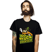 Load image into Gallery viewer, Shirts T-Shirts, Unisex / Small / Black Go Hyuck Yourself
