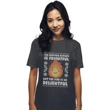 Load image into Gallery viewer, Shirts T-Shirts, Unisex / Small / Charcoal Delightful Fire
