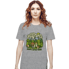 Load image into Gallery viewer, Daily_Deal_Shirts T-Shirts, Unisex / Small / Sports Grey Happy Trees

