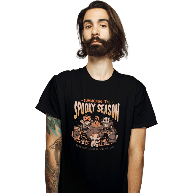 Secret_Shirts T-Shirts, Unisex / Small / Black Summon The Spooky Season