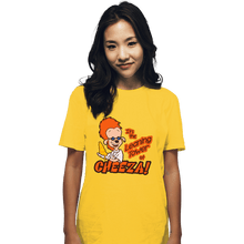 Load image into Gallery viewer, Shirts T-Shirts, Unisex / Small / Daisy Leaning Power Of Cheeza

