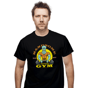 Daily_Deal_Shirts T-Shirts, Unisex / Small / Black Handsome Squidward Gym