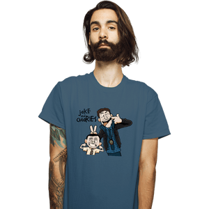Secret_Shirts T-Shirts, Unisex / Small / Indigo Blue Jake & Charles