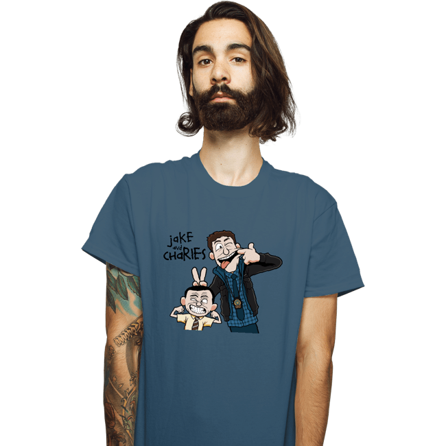 Secret_Shirts T-Shirts, Unisex / Small / Indigo Blue Jake & Charles